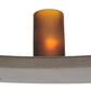 Meyda Lighting Loxley 48" 16-Light Timeless Bronze Chandelier With Amber Shade Glass