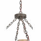 Meyda Lighting Loxley 48" 16-Light Timeless Bronze Chandelier With Amber Shade Glass
