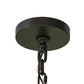 Meyda Lighting Loxley 48" 16-Light Timeless Bronze Chandelier With Frosted Clear Shade Glass