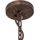 Meyda Lighting Loxley 54" 24-Light 2-Tier Baroque Chandelier With Ambra Siena Idalight Shade