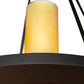 Meyda Lighting Loxley 54" 24-Light 2-Tier Oil Rubbed Bronze Chandelier With Ivory Polyresin Shade
