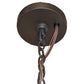 Meyda Lighting Loxley 54" 24-Light 2-Tier Oil Rubbed Bronze Chandelier With Ivory Polyresin Shade