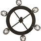 Meyda Lighting Loxley 56" 16-Light Timeless Bronze Golpe Chandelier With White Statuario Idalight Shade Glass