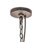 Meyda Lighting Loxley 60" 18-Light 2-Tier Smoke Chandelier With Clear Seeded Shade Glass