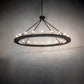 Meyda Lighting Loxley 60" 20-Light Textured Black Chandelier