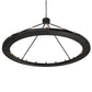Meyda Lighting Loxley 60" 20-Light Textured Black Chandelier