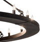 Meyda Lighting Loxley 60" 20-Light Textured Black Chandelier