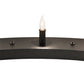 Meyda Lighting Loxley 60" 20-Light Textured Black Chandelier