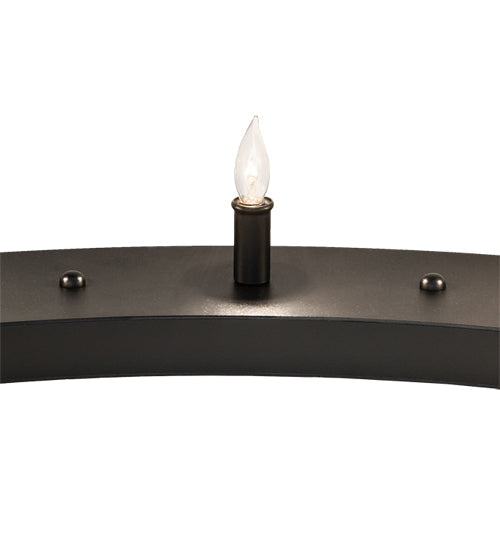Meyda Lighting Loxley 60" 20-Light Textured Black Chandelier