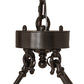 Meyda Lighting Loxley 60" 20-Light Timeless Bronze Chandelier With Clear Seeded Shade Glass