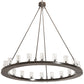 Meyda Lighting Loxley 60" 20-Light Timeless Bronze Chandelier With Clear Shade Glass