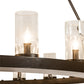 Meyda Lighting Loxley 60" 20-Light Timeless Bronze Chandelier With Clear Shade Glass