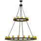 Meyda Lighting Loxley 60" 28-Light 2-Tier Timeless Bronze Chandelier