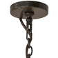 Meyda Lighting Loxley 60" 28-Light 2-Tier Timeless Bronze Chandelier With Ivory Faux Candlelight