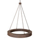 Meyda Lighting Loxley 60" LED Rusty Nail Escabroso Chandelier With Botticino Idalight Shade
