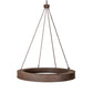 Meyda Lighting Loxley 60" LED Rusty Nail Escabroso Chandelier With Botticino Idalight Shade