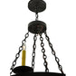 Meyda Lighting Loxley 61" 24-Light 2-Tier Timeless Bronze Chandelier With Faux Candlelight