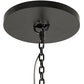 Meyda Lighting Loxley 70" 44-Light 3-Tier Blackwash Horizon Ring Chandelier With Mercury Shade Glass