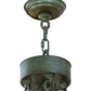 Meyda Lighting Loxley 72" 24-Light Tarnished Copper Chandelier With Amber Frosted Shade Glass