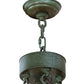 Meyda Lighting Loxley 72" 24-Light Tarnished Copper Chandelier With Amber Shade Glass