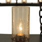 Meyda Lighting Loxley 72" 24-Light Timeless Bronze Chandelier With Clear Seeded Shade Glass