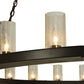 Meyda Lighting Loxley 72" 24-Light Timeless Bronze Chandelier With Clear Seeded Shade Glass
