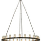 Meyda Lighting Loxley 72" 24-Light Timeless Bronze Chandelier With Clear Seeded Shade Glass