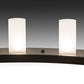 Meyda Lighting Loxley 72" 24-Light Timeless Bronze Chandelier With Frosted White Shade Glass
