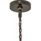 Meyda Lighting Loxley 72" 24-Light Timeless Bronze Chandelier With Frosted White Shade Glass