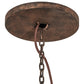 Meyda Lighting Loxley 72" 36-Light 2-Tier Baroque Chandelier With Ambra Siena Idalight Shade