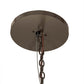 Meyda Lighting Loxley 72" 36-Light 2-Tier Timeless Bronze Chandelier With Clear Seeded Shade Glass