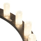 Meyda Lighting Loxley 72" 36-Light 2-Tier Timeless Bronze Chandelier With Frosted Clear Shade Glass