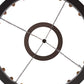 Meyda Lighting Loxley 72" 36-Light Mahogany Bronze Chandelier With Amber Shade Glass