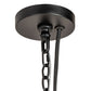 Meyda Lighting Loxley 84" 48-Light 2-Tier Textured Black Chandelier