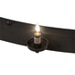 Meyda Lighting Loxley 96" 36-Light 2-Tier Solar Black Chandelier