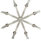 Meyda Lighting Lucerne 40" 8-Light Iron Ore Chandelier