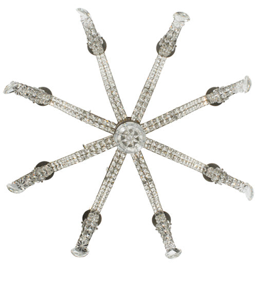 Meyda Lighting Lucerne 40" 8-Light Iron Ore Chandelier