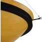 Meyda Lighting Lucus 67" 8-Light Oil Rubbed Bronze Inverted Pendant Light With Amber Tawnyrock Idalight Shade Glass