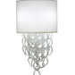 Meyda Lighting Lucy 15" 2-Light LED Beige Wall Sconce With Cream Textrene Shade