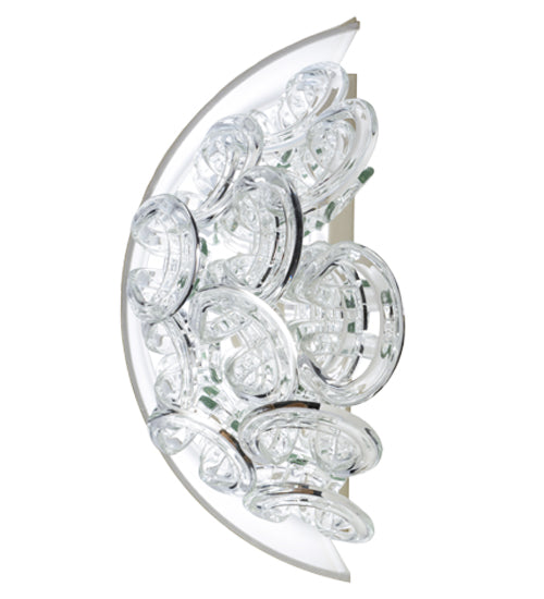 Meyda Lighting Lucy 15" 2-Light LED Beige Wall Sconce With Cream Textrene Shade