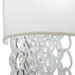 Meyda Lighting Lucy 15" 2-Light LED Beige Wall Sconce With Cream Textrene Shade