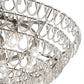 Meyda Lighting Lucy 74" 21-Light Pewter Pendant Light With Clear Pretzels Shade Glass
