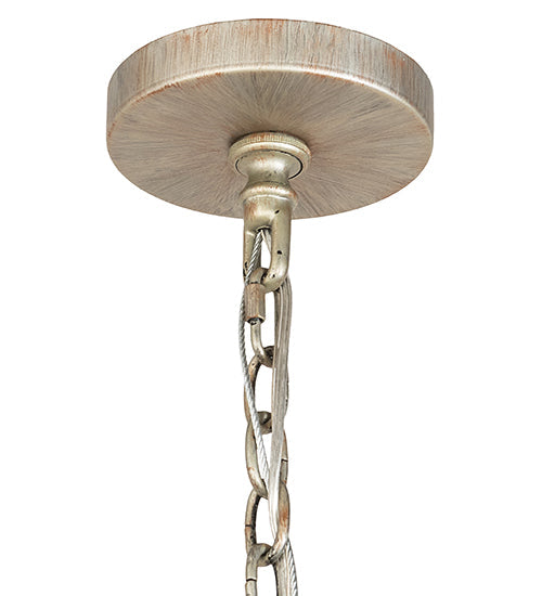 Meyda Lighting Lumierre 68" 8-Light Champagne Toast Chandelier With Ivory Faux Candlelight