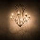 Meyda Lighting Lumierre 68" 8-Light Champagne Toast Chandelier With Ivory Faux Candlelight