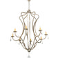 Meyda Lighting Lumierre 68" 8-Light Champagne Toast Chandelier With Ivory Faux Candlelight