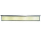 Meyda Lighting Lumina 72" 8-Light Sparkle Silver Flush Mount Light With White Trilam Textrene Shade
