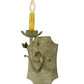Meyda Lighting Lynda 6" Corinth Wall Sconce With Ivory Faux Candlelight