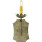 Meyda Lighting Lynda 6" Corinth Wall Sconce With Ivory Faux Candlelight