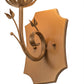 Meyda Lighting Lynda 6" Metallic Bronze Wall Sconce With Beige Natural Textrene Shade
