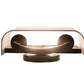Meyda Lighting Lys 13" 2-Light Timeless Bronze Wall Sconce With White Textrene Shade